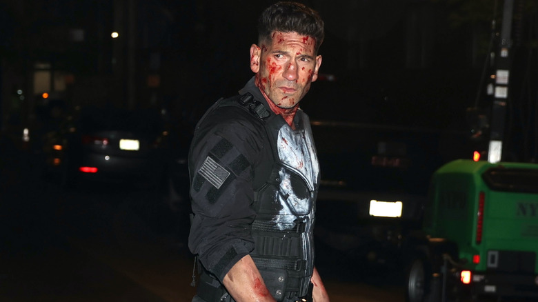 Punisher crossing the street