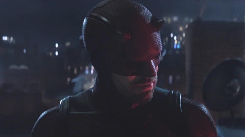 Daredevil standing on a rooftop in "Daredevil: Born Again" (2025-present)