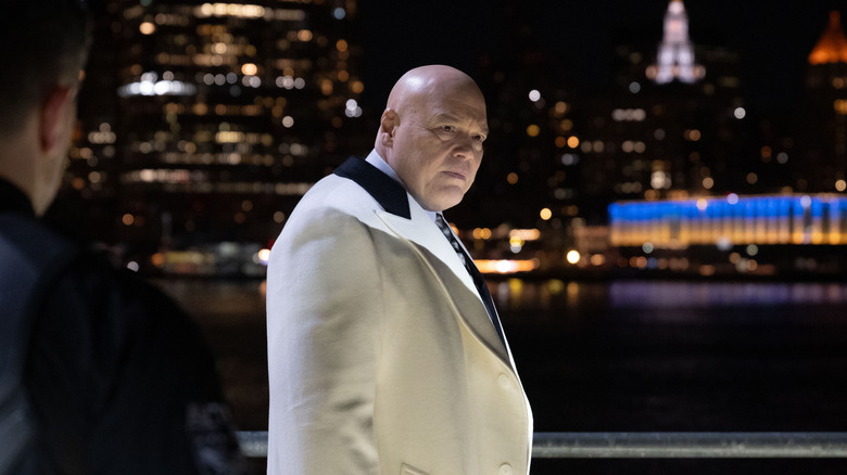 Kingpin wearing white on Daredevil: Born Again