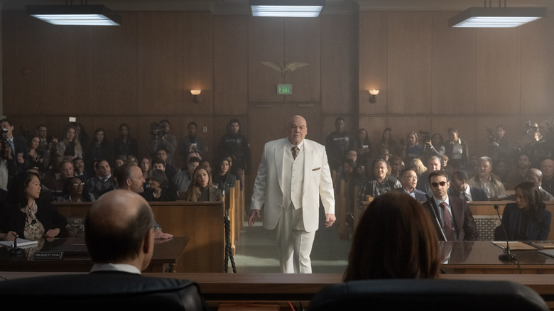 Wilson Fisk entering a courtroom on Daredevil: Born Again