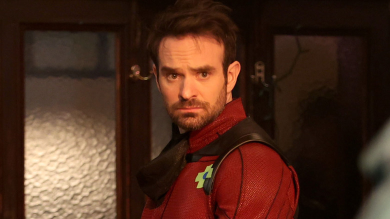 Charlie Cox in Daredevil costume