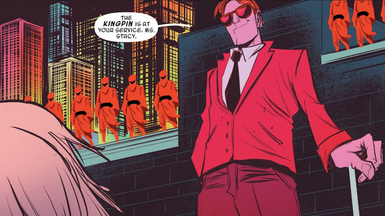 Matt Murdock introduces himself as the Kingpin to Spider-Gwen in "Spider-Gwen" (vol. 2) #12 (2016)