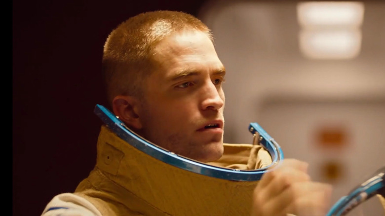Monte wearing a space suit in "High Life" (2018)