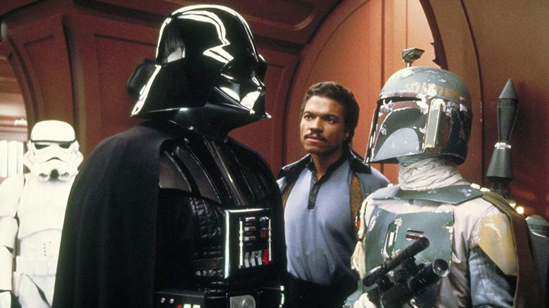 Darth Vader, Billy Dee Williams in The Empire Strikes Back