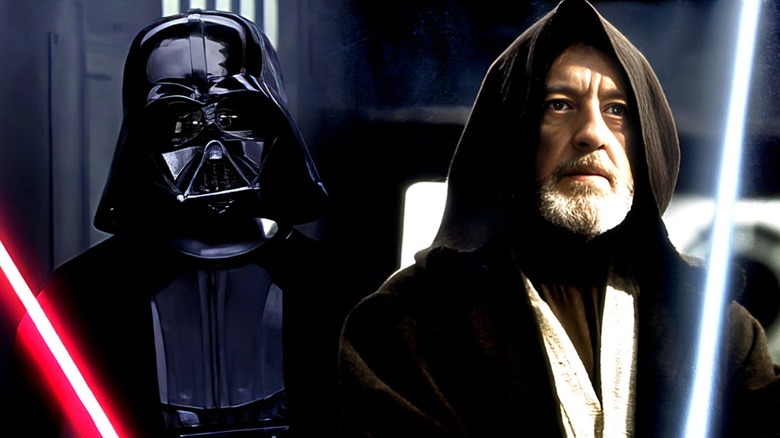 Darth Vader and Obi-Wan Kenobi