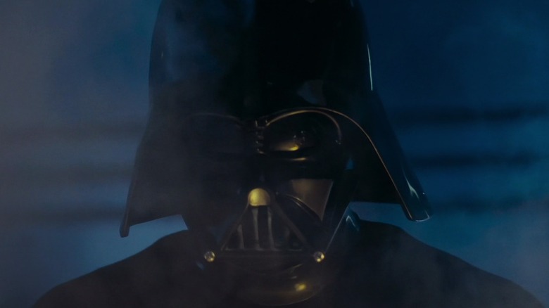 Darth Vader standing in his suit