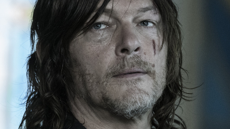 Daryl Dixon looks concerned