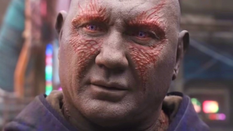Drax looking confused