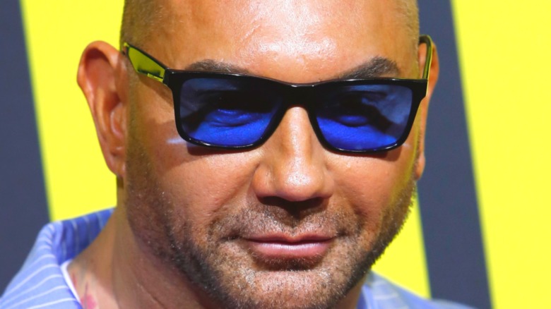 Dave Bautista blue glasses