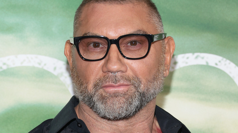 Dave Bautista posing