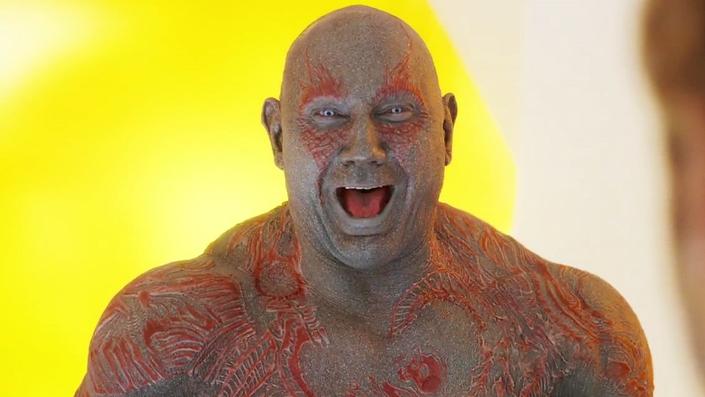 Dave Bautista as Drax in Guardians of the Galaxy Vol. 2