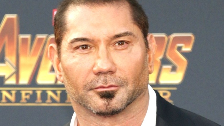 Dave Bautista at the premiere of Avengers: Infinity War