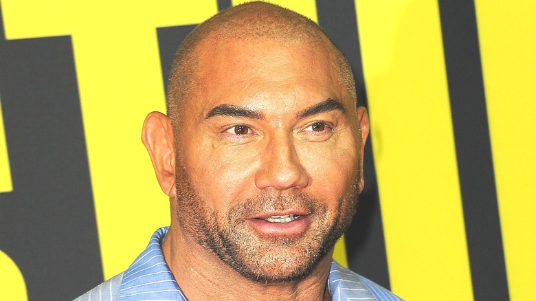 Dave Bautista Stuber red carpet