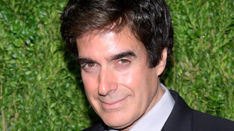 A smirking David Copperfield