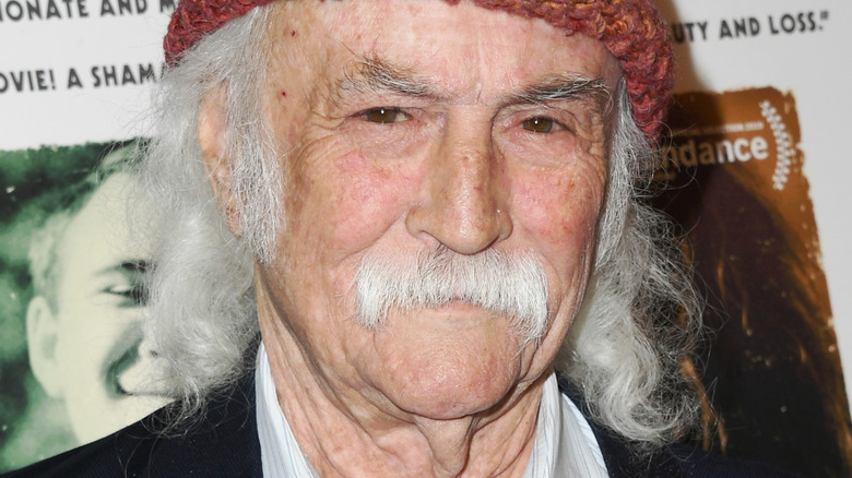 David Crosby smirking