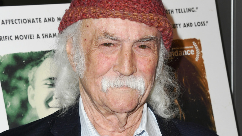 David Crosby smirking