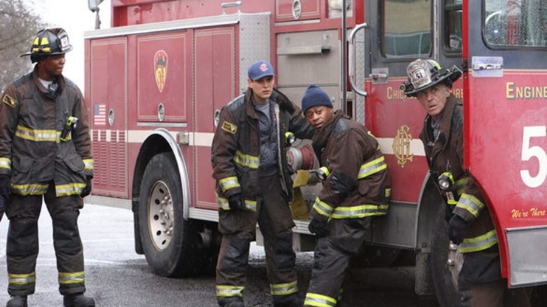 Part of "Chicago Fire" cast 