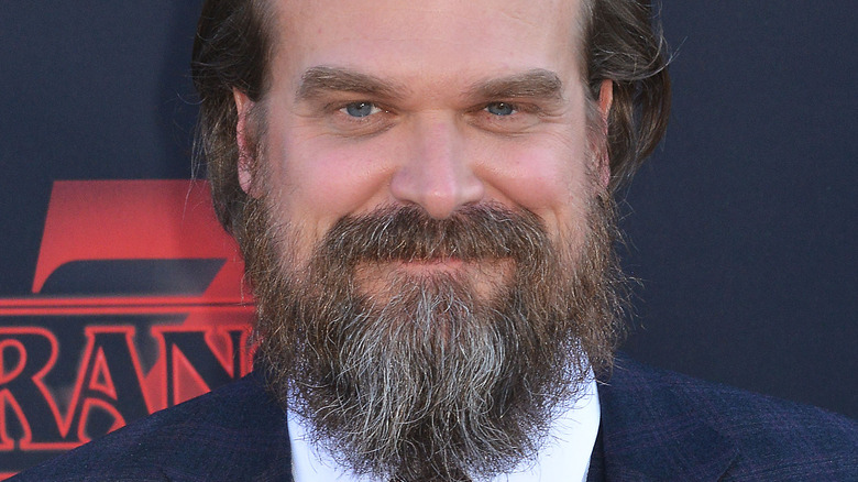 David Harbour at Stranger Things Premiere