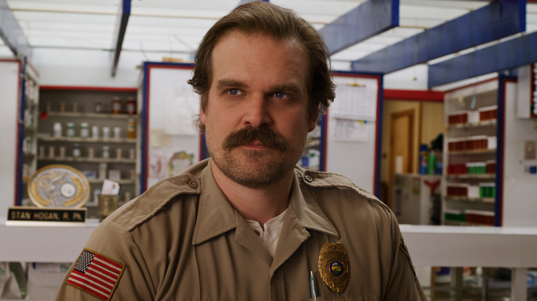 Jim Hopper in uniform