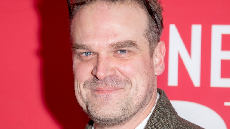 David Harbour smiling