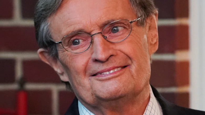 David McCallum smiling