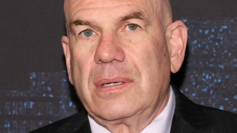 David Simon with mouth open