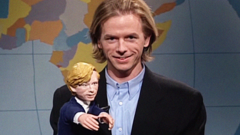 David Spade Weekend Update Puppet