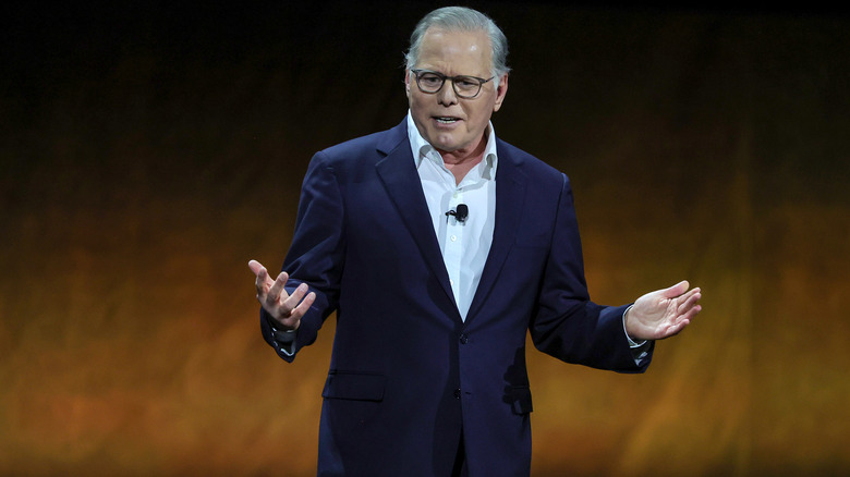 David Zaslav speaking at event