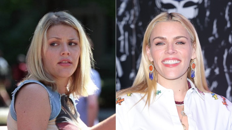 Audrey giving a look, Busy Philipps on red carpet