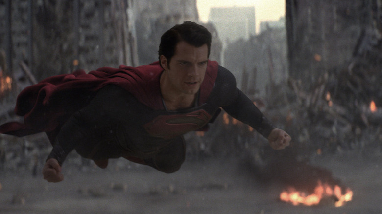 Henry Cavill's Superman prepares to fight in "Man of Steel" (2013)