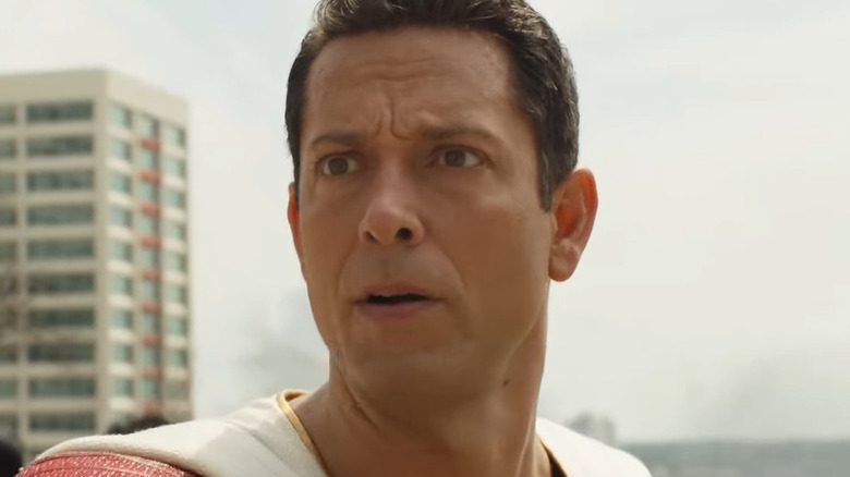 Shazam looking confused