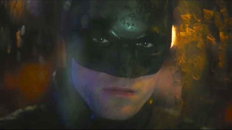 Pattinson appears as Batman 