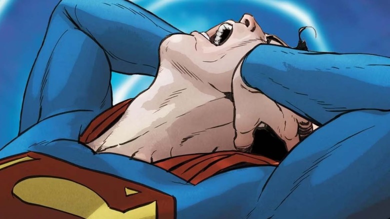 Superman screaming