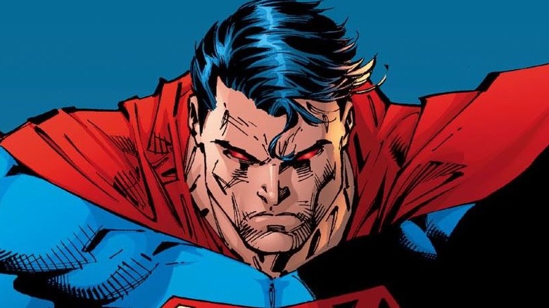 Superman flying