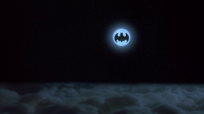 The Batwing gliding in the sky