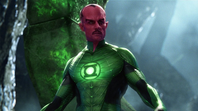 Sinestro looking into distance in Green Lantern (2011)