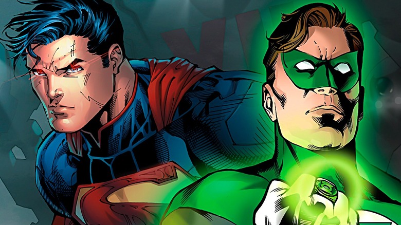 Superman and Green Lantern composite