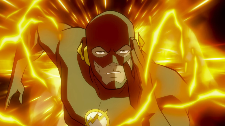 The Flash running