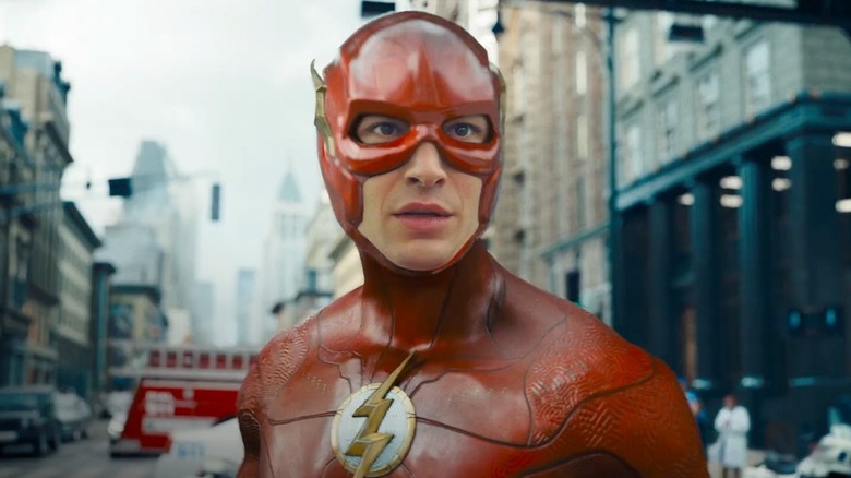 The Flash preparing to save some babies in 