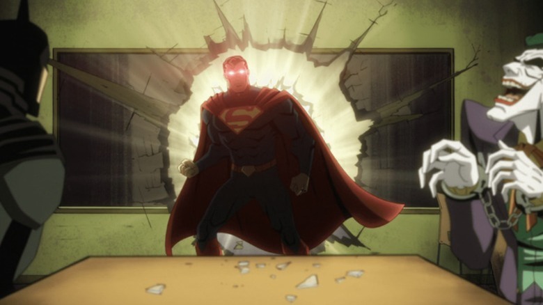 Superman angry