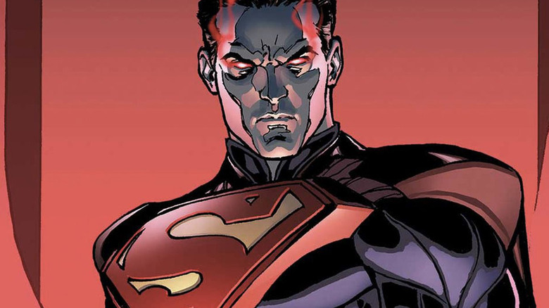 Injustice Superman eyes glowing