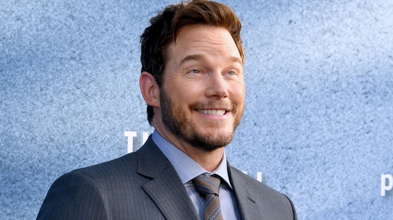 Chris Pratt grinning