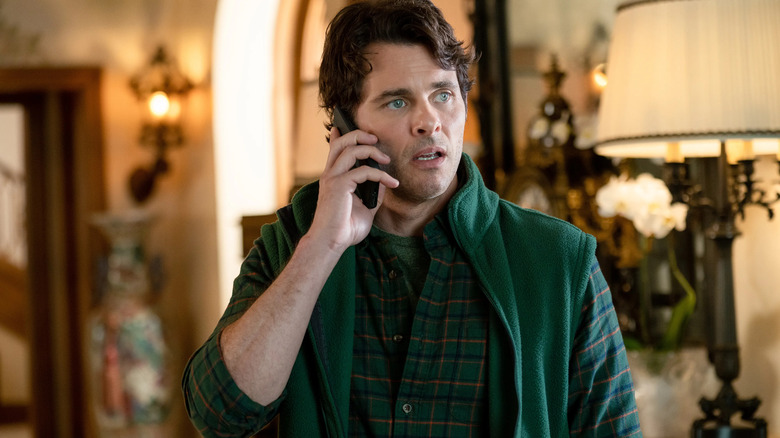 James Marsden on the phone