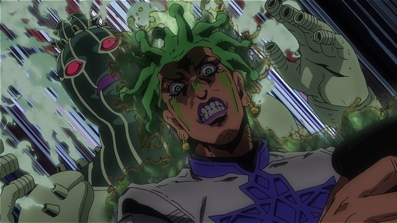 Cioccolata summoning Green Day in Jojo's Bizarre Adventure (2012-2021)