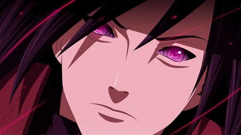 Madara stares frighteningly in Naruto (2002)