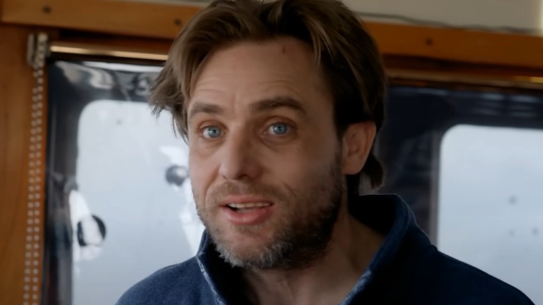Jake Anderson on boat
