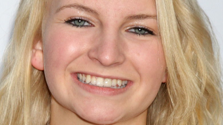 Mandy Hansen smiling on red carpet