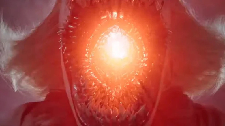 Bill Skarsgård's Pennywise revealing the Deadlights on It: Welcome to Derry