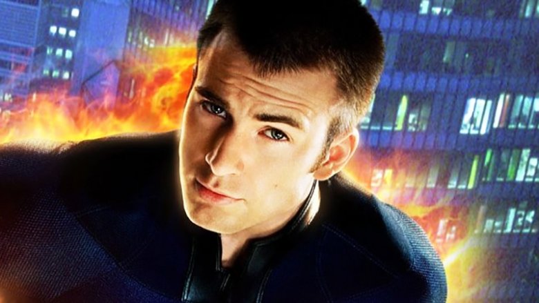 Chris Evans as Human Torch in Fantastic Four