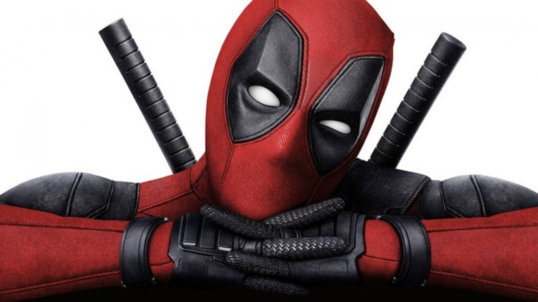 Deadpool chin on hands pose